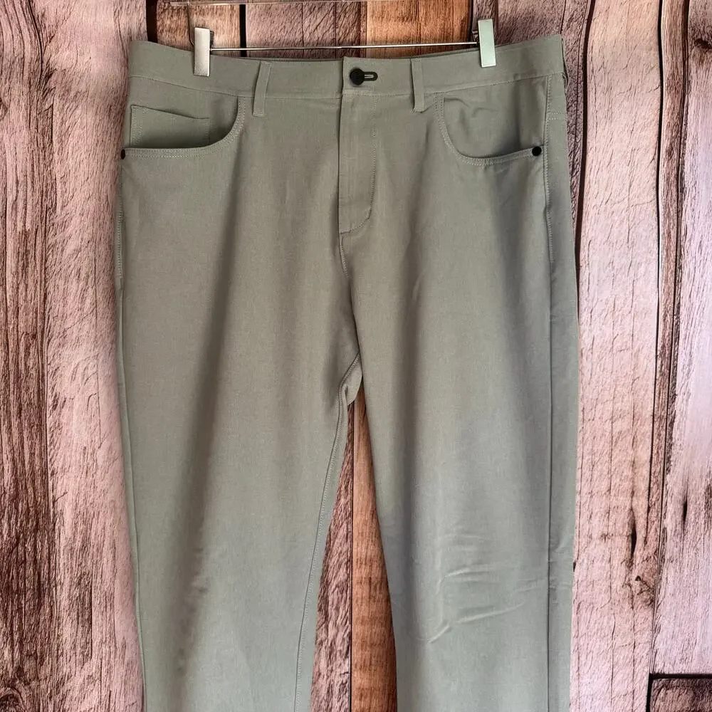 Public Rec All Day Every Day Pants Gray Stretch Size 36 Versatile Casual Classic
